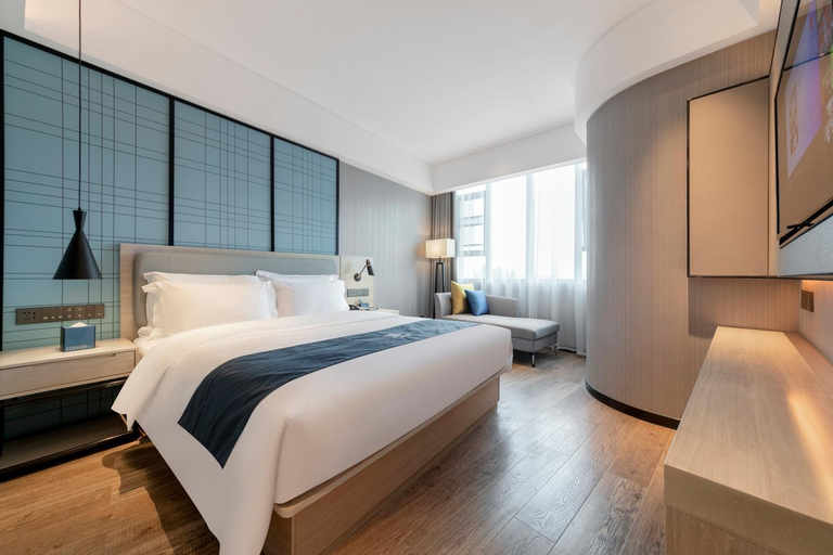 Bedroom 2, Echarm Hotel Wuhan Univerisity Hongshan Square Metro Station, Wuhan