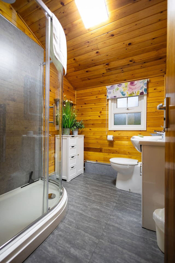 Bathroom 3, Cozy Log Cabin 346 - Rural Mid Wales, Gwynedd