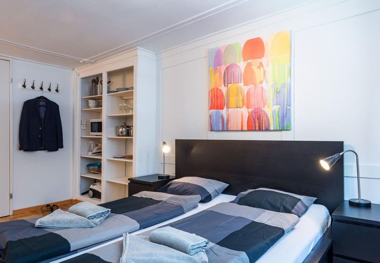 Bedroom 3, ZH Niederdorf I - Hitrental Apartment, Zürich