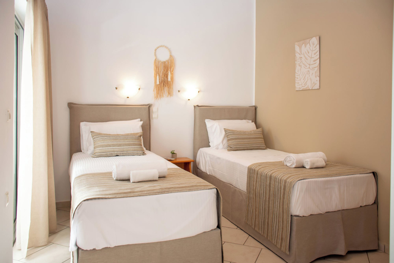 Bedroom 4, Infinity Wellness Apartment Hotel, Crete