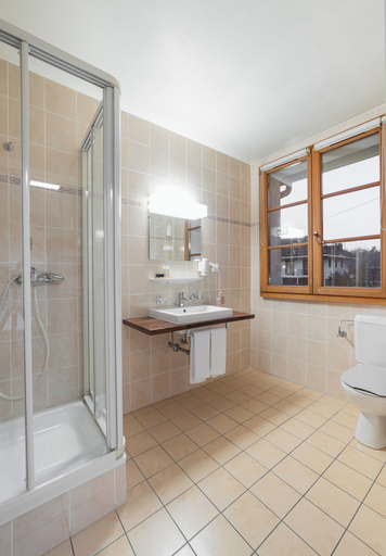 Bathroom 3, Hotel Restaurant Kutchi, Genève