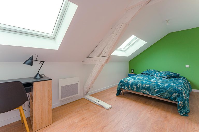 Coeur de ville #H2- Central & Cosy - Logement partage - Chambre privee, Maine-et-Loire