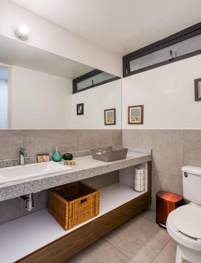 Bathroom, Unique Roma Apartments S51 By MrW, Mexico City