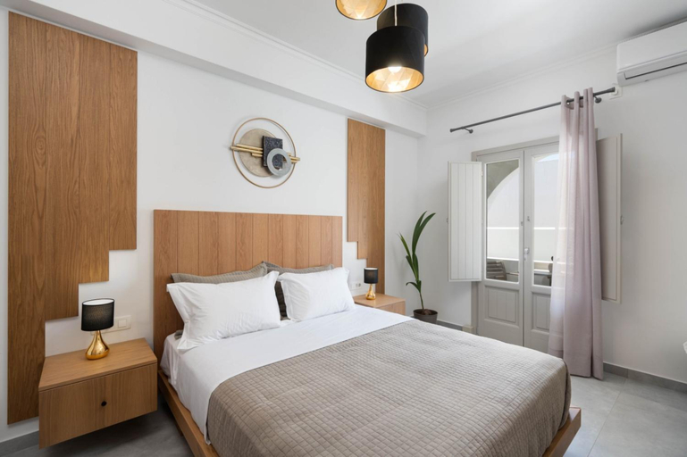 Bedroom 3, New Sea Serenity Villas Next to the Sea With Private Jacuzzi, South Aegean