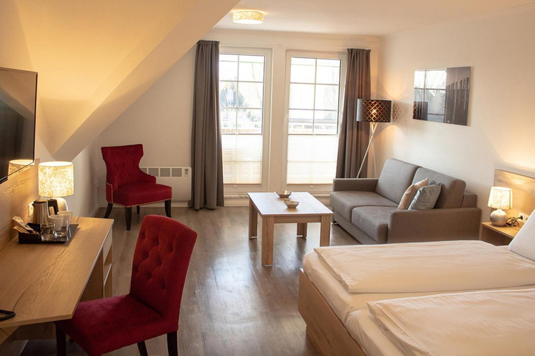 Bedroom 2, Cuxlandhotel Studio 202, Cuxhaven