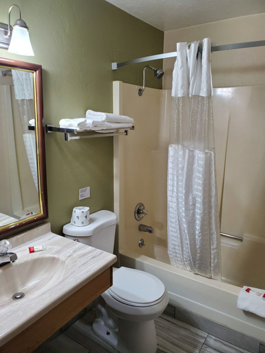 Bathroom 4, Super 8 by Wyndham Shelton, Mason