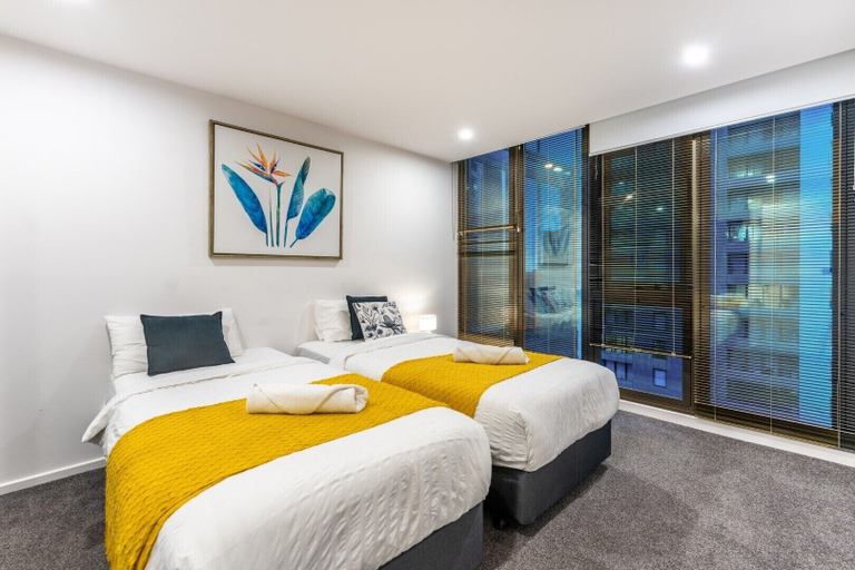 Bedroom 4, Mega Style Apartments Southbank Grand, Melbourne