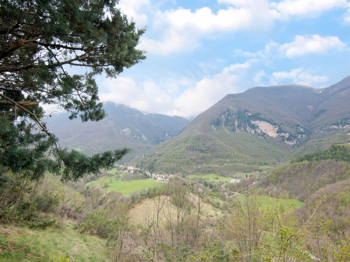 View from property 4, Holiday Home in Sarnano Near Sibillini Mountains, Macerata