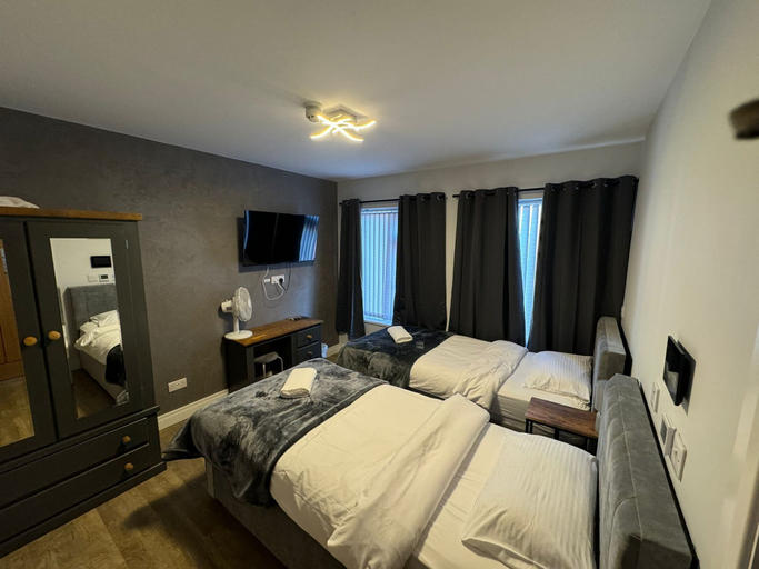 Bedroom 2, Heart of Hull Hotel, Kingston upon Hull