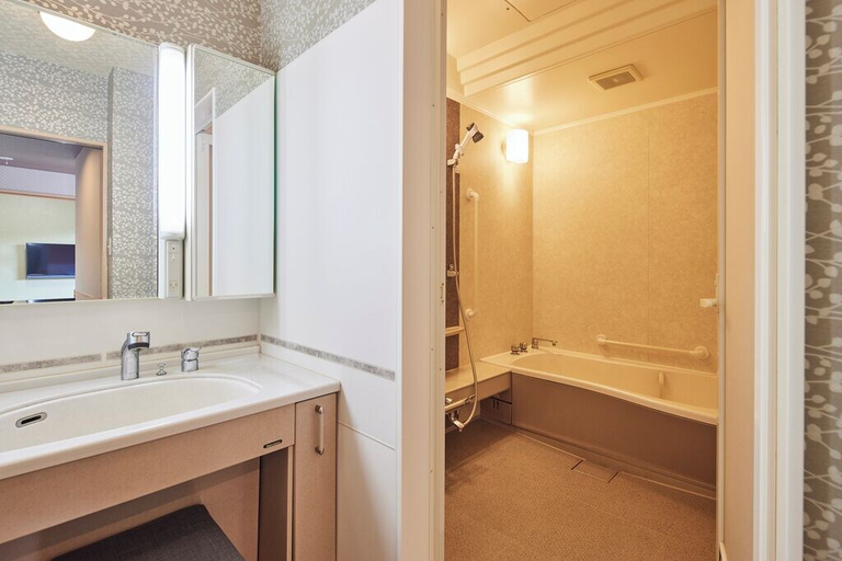 Bathroom 4, Kamenoi Hotel Aso Park Resort, Aso