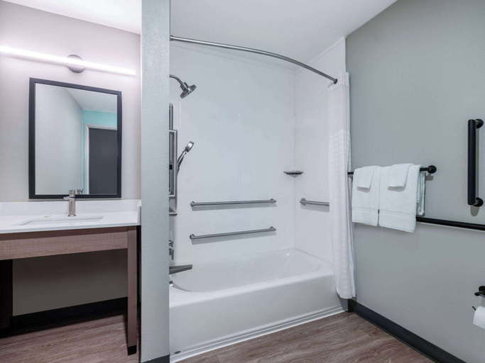 Bathroom 4, ECHO Suites Extended Stay by Wyndham Spartanburg, Spartanburg