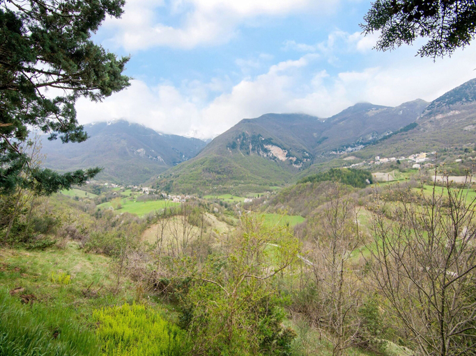 View from property 5, Holiday Home in Sarnano Near Sibillini Mountains, Macerata
