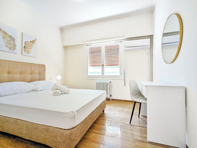 Bedroom 3, Athens Divas Velvet Gold Suites, Attica