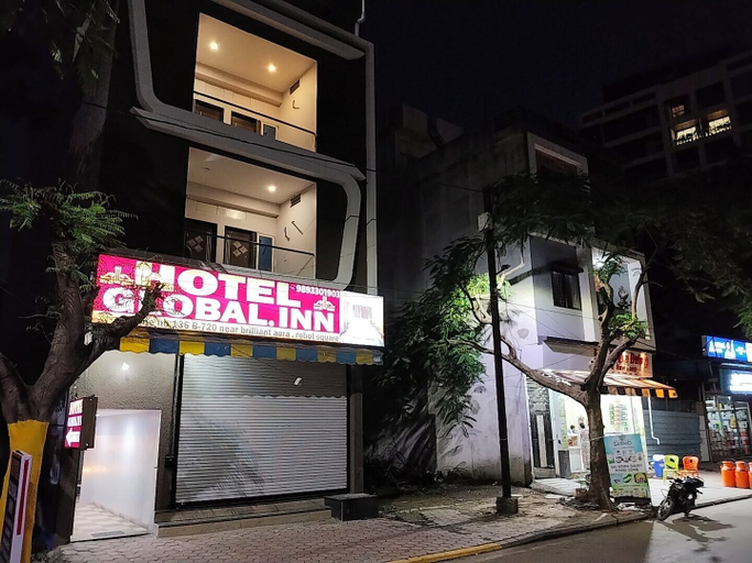 Exterior & Views, Hotel Global Inn, Indore