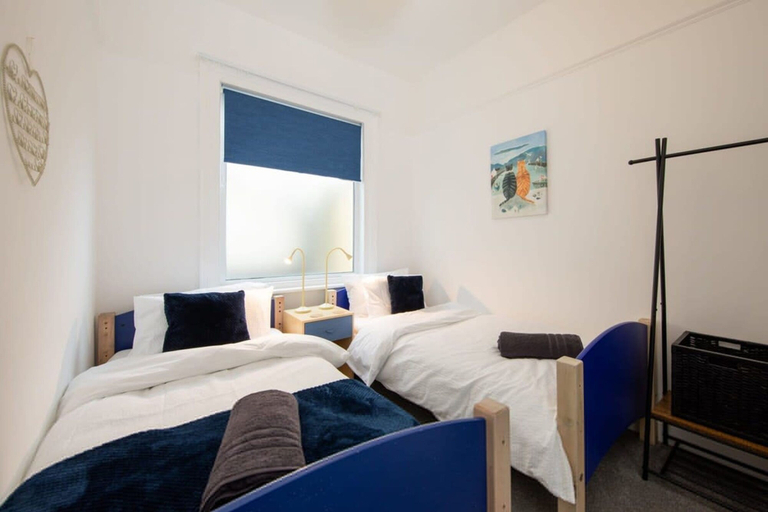 Bedroom 2, Absolute Beachfront With Decked Garden Oasis and Views, West Sussex