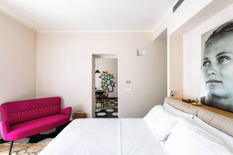 Bedroom 3, Normanni Apartment with Terrace, Palermo