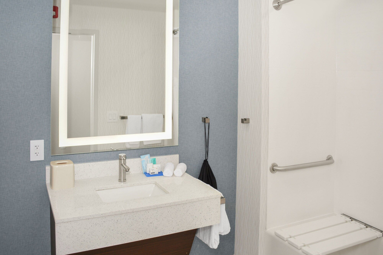 Bathroom 4, Four Points by Sheraton Fayetteville Fort Bragg, Cumberland