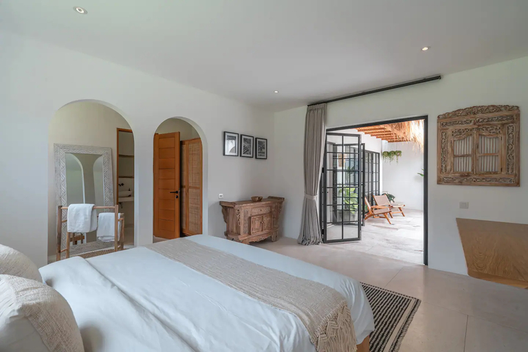 Bedroom 3, Villa Dusa - Stunning 2-Bedroom Mediterranean Villa in Canggu, Badung