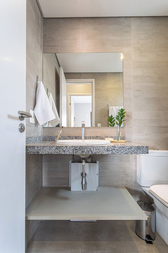 Bathroom 3, Helbor Nun Vila Nova by Viva - Apartamentos completos próximo ao Parque do Ibirapuera, São Paulo