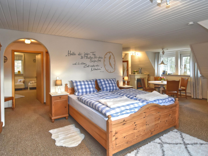 Bedroom 2, Holiday Home With Garden in Weissenbrunn, Kronach