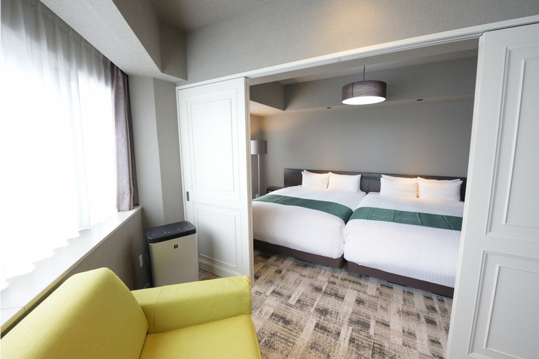 Bedroom 3, Hakata Green Hotel No.1, Fukuoka