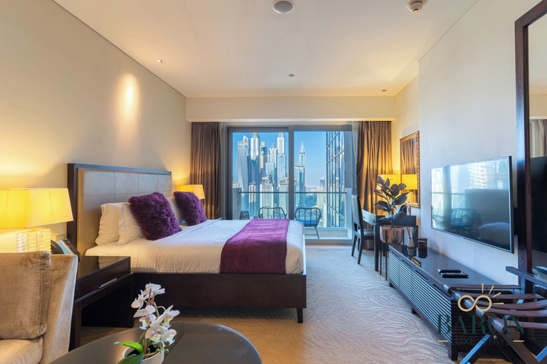 Bedroom 2, Address Dubai Marina Luxe Studio 31, Dubai