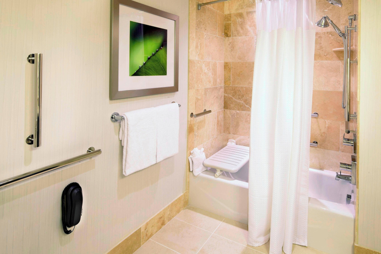 Bathroom 4, Courtyard by Marriott Cleveland University Circle, Cuyahoga
