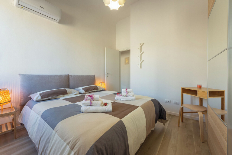 Bedroom 3, Mamo Florence - Mosse Leopolda Apartment, Florence