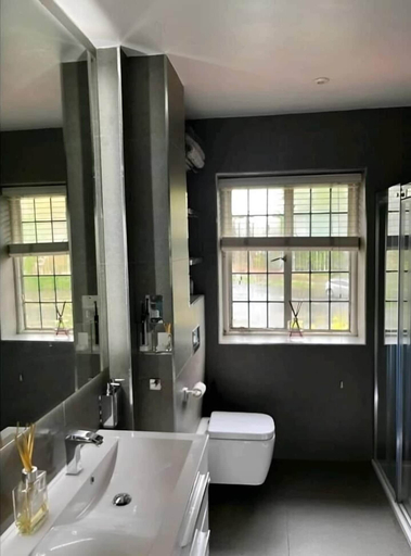Bathroom, Spacious Apartment in Thornton Road L, London