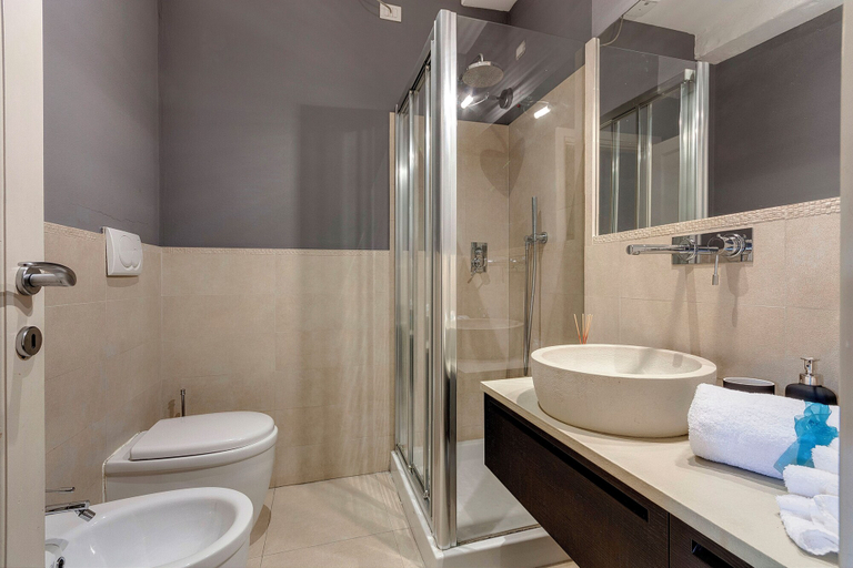 Bathroom 4, Mamo Florence - San Marco Apartment, Florence