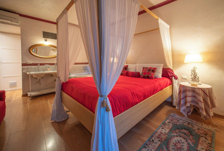 Bedroom 3, Mamo Florence - Peruzzi Luxury Apartment, Florence