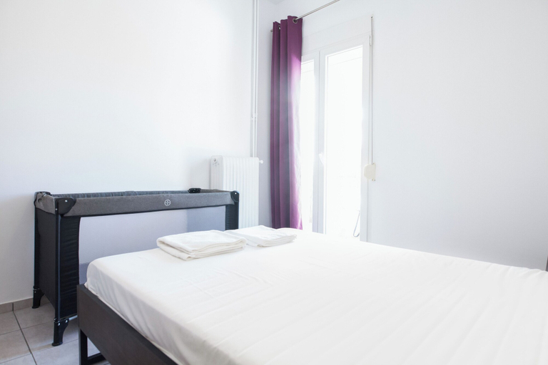 Bedroom 3, Stylish 1 Bd Apt w Balcony in Petralona, Attica