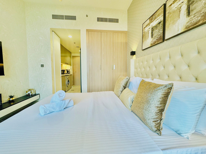 Bedroom 1, Venduras - Chic Studio in Azizi Riviera, Dubai
