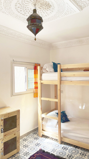 Bedroom 3, Aourir Waves Surf House, Agadir-Ida ou Tanane
