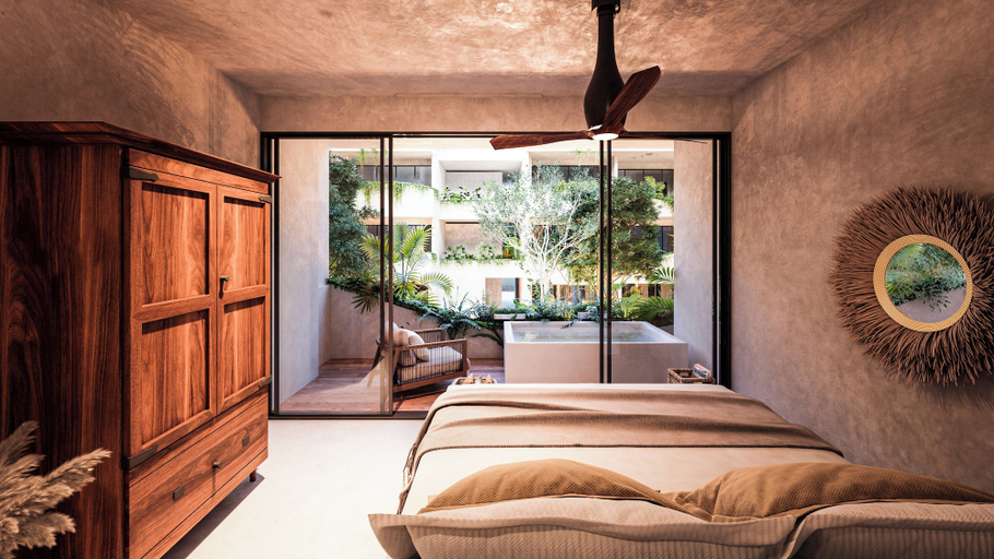 Bedroom 3, Elements 326, Cozumel