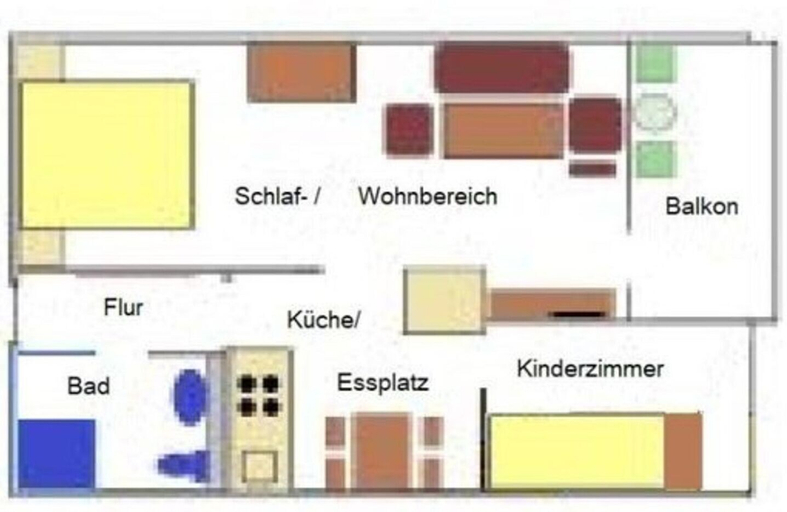 Floor plan, Meeresbrise Berolina Comfortable Holiday Residence, Ostholstein