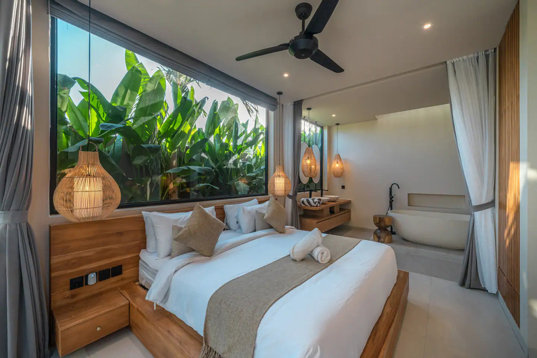 Bedroom 3, Villa Nalaka - Sophisticated 2BR Steps from Pererenan Beach, Badung