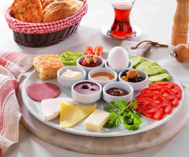 Breakfast meal, The Port Palace Otel, Beyoğlu