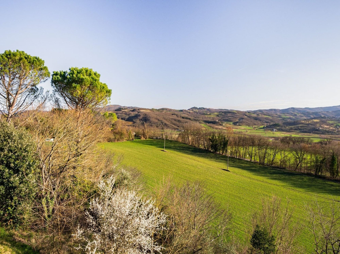 View from property 5, Holiday Home in Citerna Near Castello Bufalini, Perugia