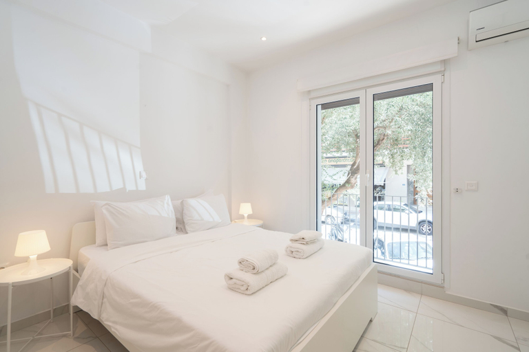 Bedroom 3, Sophisticated Modern Apt in Athens, Attica