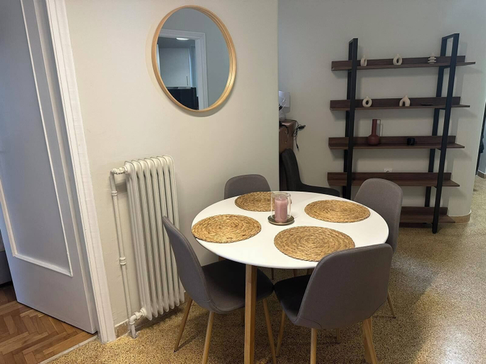 In-room dining 5, Brand New 2 Bd Apt in Pagrati w Balcony, Attica