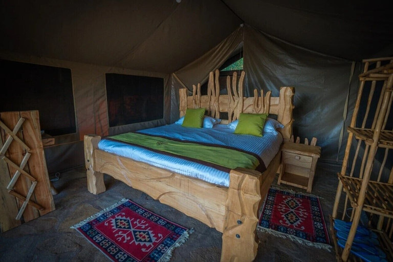 Bedroom, Kivuko Eco Camp, Voi