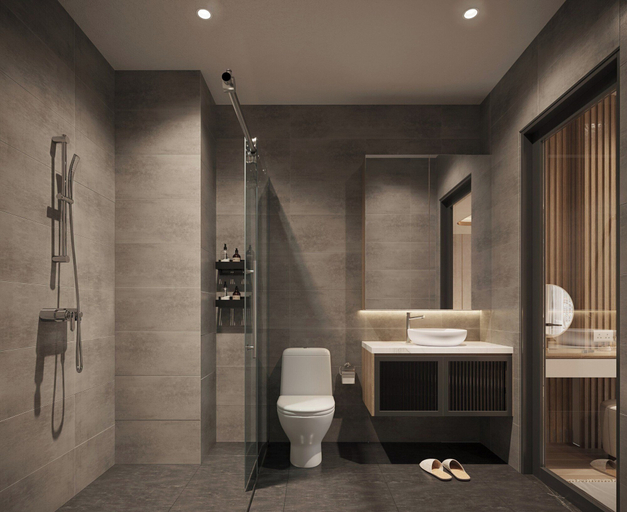 Bathroom 3, Beving Hotel, District 10