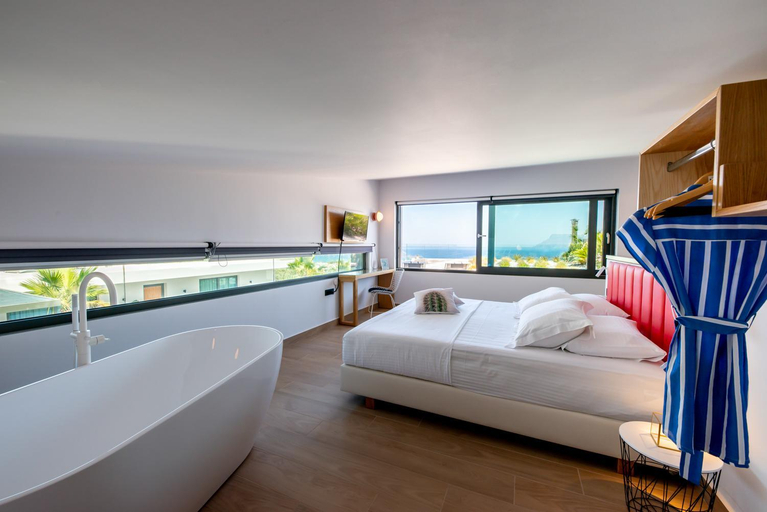 Bedroom, Villa Lydia I Superb views, two pools, next to the city, Crete