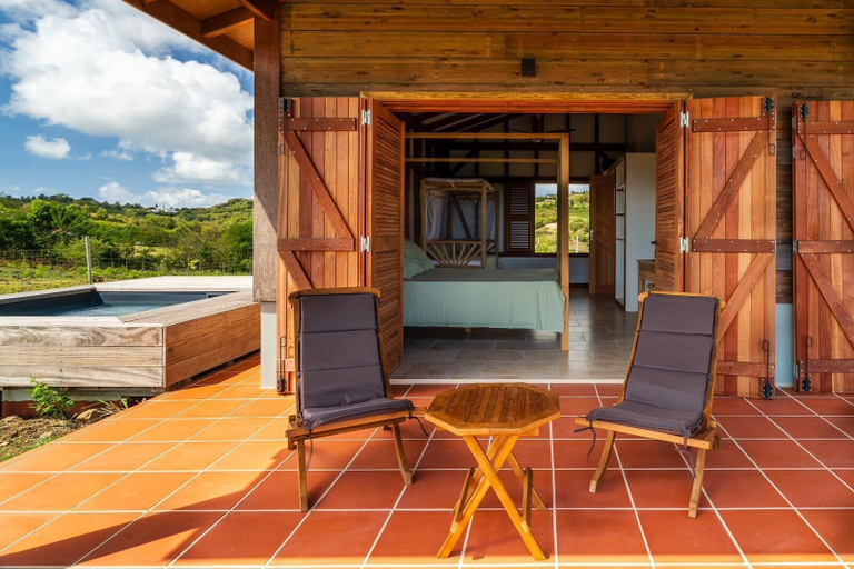 Terrace/patio, Ecolodges Puyferrat, Le Marin