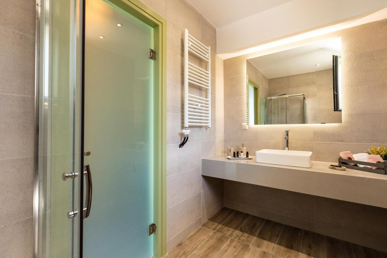 Bathroom 4, Vera Natura Villas I & II, with Private Pools, BBQ & Playground, By ThinkVilla, Crete