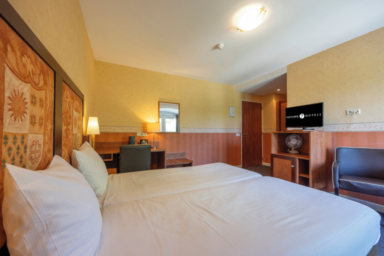 Bedroom 2, Fletcher Hotel - Restaurant De Witte Raaf, Noordwijk