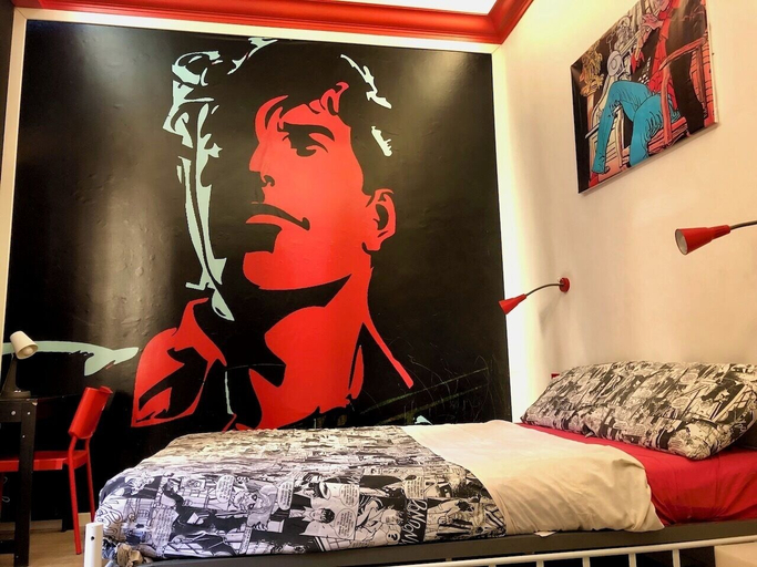 Bedroom 4, Comics Guesthouse, Roma
