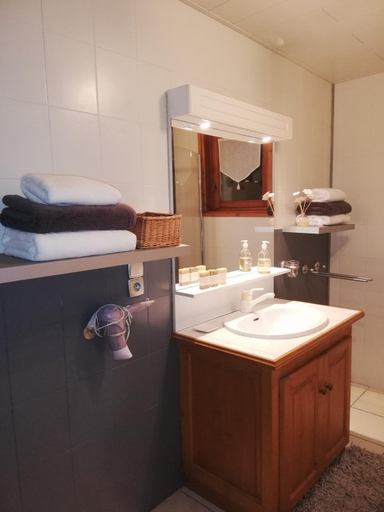 Bathroom, Chambres en chalet petit dejeuner inclus, Haute-Savoie