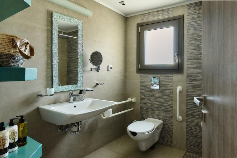 Bathroom 4, Seafront Luxury Moonlight Villa in South East Crete with Breathtaking Views, Crete